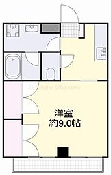 ビラグレース 1Kの間取図画像