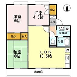 マーキュリー水星 3LDKの間取図画像
