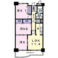 物件の間取り