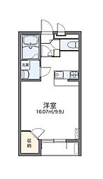 レオネクストラモ・フェリチタ ワンルームの間取図画像