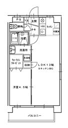 下中野S-1ビル 1LDKの間取図画像