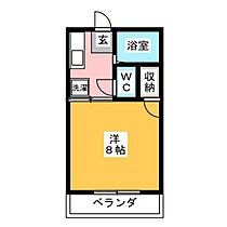 岡山県岡山市北区牟佐（賃貸アパート1K・1階・25.09㎡） その2