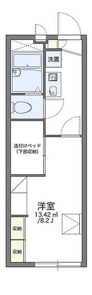 岡山県岡山市北区北長瀬表町2丁目(賃貸アパート1K・1階・22.35㎡)の写真 その2