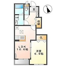 岡山県岡山市北区高松（賃貸アパート1LDK・1階・45.90㎡） その2