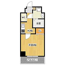 岡山県岡山市南区青江6丁目（賃貸マンション1K・8階・27.55㎡） その2