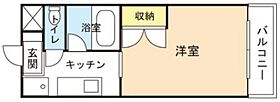 岡山県岡山市北区大和町1丁目（賃貸マンション1K・1階・22.35㎡） その2