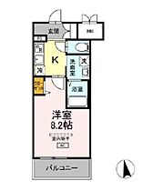 岡山県岡山市北区大学町（賃貸マンション1K・3階・28.38㎡） その2