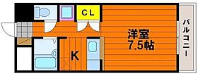 岡山県岡山市北区十日市西町（賃貸マンション1K・4階・23.77㎡） その2