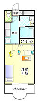 岡山県岡山市北区大元2丁目（賃貸マンション1K・2階・34.20㎡） その2