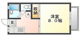 岡山県岡山市北区奥田西町（賃貸アパート1K・2階・26.50㎡） その2