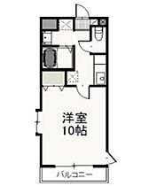 West  Court  B  ｜ 岡山県岡山市北区今3丁目（賃貸マンション1K・3階・28.88㎡） その2