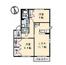 レフィナード　A棟  ｜ 岡山県岡山市中区祇園（賃貸アパート2LDK・2階・57.81㎡） その2