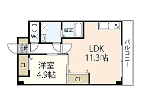 メゾンドW  ｜ 岡山県岡山市中区浜（賃貸マンション1LDK・2階・36.00㎡） その2