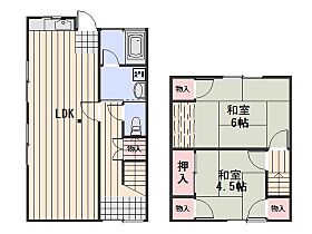 田中メゾネット　東  ｜ 岡山県岡山市北区田中（賃貸タウンハウス2LDK・1階・59.05㎡） その2