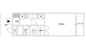 ホーメスト中島  ｜ 岡山県岡山市中区中島（賃貸アパート1R・3階・19.83㎡） その2