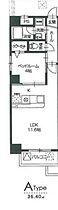 ウイング21中山下  ｜ 岡山県岡山市北区中山下2丁目（賃貸マンション1LDK・9階・36.40㎡） その2