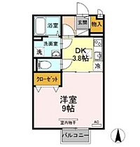 グランドソレーユ  ｜ 岡山県岡山市中区土田（賃貸アパート1DK・1階・33.39㎡） その2