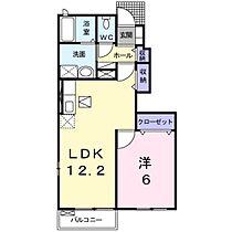 アルカンシェル　C棟  ｜ 岡山県岡山市東区瀬戸町江尻（賃貸アパート1LDK・1階・43.86㎡） その2