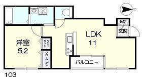 エクセレンス法界院  ｜ 岡山県岡山市北区法界院（賃貸アパート1LDK・1階・34.05㎡） その2