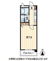 フィネス昭和町II  ｜ 岡山県岡山市北区昭和町（賃貸マンション1K・2階・25.47㎡） その2