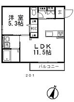 アルカ・ソラーレIV  ｜ 岡山県岡山市中区江崎（賃貸アパート1LDK・2階・41.35㎡） その2