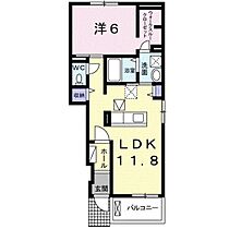 フレスクーラ Ｂ  ｜ 岡山県岡山市中区平井1丁目（賃貸アパート1LDK・1階・45.33㎡） その2