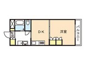 パストラーレ南方  ｜ 岡山県岡山市北区南方2丁目（賃貸マンション1DK・2階・36.72㎡） その2