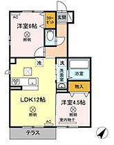 ファーストヒルズ　C棟  ｜ 岡山県岡山市東区瀬戸町瀬戸（賃貸アパート2LDK・1階・52.37㎡） その2