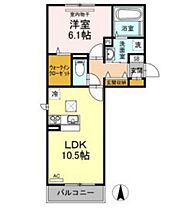 プルミエ　A棟  ｜ 岡山県岡山市北区北長瀬本町（賃貸アパート1LDK・1階・42.90㎡） その2