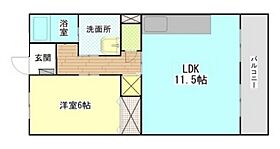 グランパ  ｜ 岡山県岡山市北区下中野（賃貸マンション1LDK・2階・44.95㎡） その2