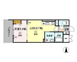 TWIN TOWERS Selina  ｜ 岡山県岡山市北区表町3丁目（賃貸マンション1LDK・6階・36.53㎡） その2