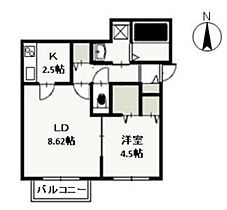 ドゥミュミュール  ｜ 岡山県岡山市東区西大寺中野（賃貸アパート1LDK・2階・41.40㎡） その2