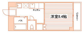 シェーンハイト大和町  ｜ 岡山県岡山市北区大和町1丁目（賃貸マンション1K・3階・28.00㎡） その2