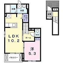 シャンドラ　I  ｜ 岡山県岡山市北区青江1丁目（賃貸アパート1LDK・2階・42.59㎡） その2