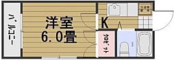 間取図画像 1K