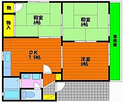 間取図画像 3DK