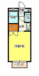 間取図画像 1K