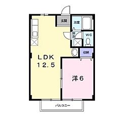 間取図画像 1LDK