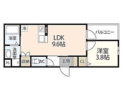 間取図画像 1LDK