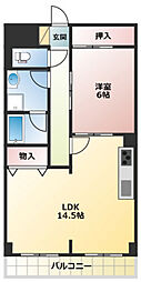間取図画像 1LDK