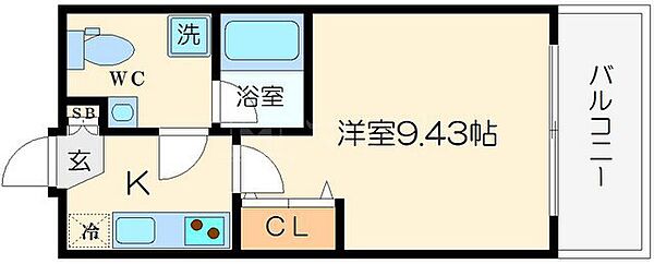 セレニテ天六西 504｜大阪府大阪市北区本庄東2丁目(賃貸マンション1K・5階・25.37㎡)の写真 その2