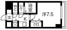 ONE ROOF FLAT FUKUSHIMA 802 ｜ 大阪府大阪市北区大淀南3丁目1番地12号（賃貸マンション1K・8階・25.57㎡） その2