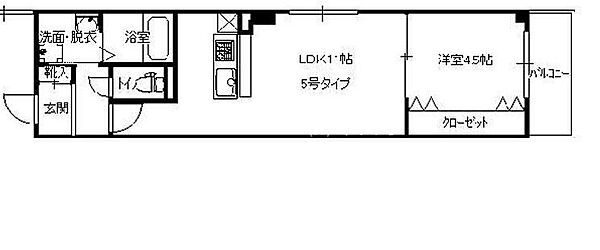 ラ・フェリシア東中浜 305｜大阪府大阪市城東区東中浜5丁目(賃貸マンション1LDK・3階・37.83㎡)の写真 その2