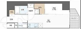 MELDIA CREST 桜ノ宮 Kirsch 1401 ｜ 大阪府大阪市都島区中野町4丁目1-18（賃貸マンション1DK・14階・27.23㎡） その2