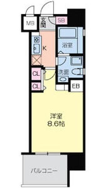 グラマシー京橋 611｜大阪府大阪市城東区鴫野西2丁目(賃貸マンション1K・3階・25.92㎡)の写真 その2