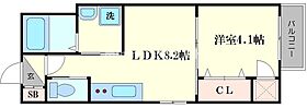 F asecia 関目 202 ｜ 大阪府大阪市城東区関目4丁目7-22（賃貸アパート1LDK・2階・30.27㎡） その2