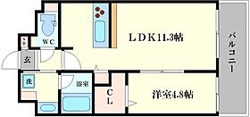 T s Garden 1002 ｜ 大阪府大阪市北区天神橋7丁目4番2号（賃貸マンション1LDK・10階・40.02㎡） その2