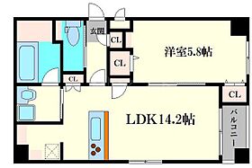 フローラ梅田東 301 ｜ 大阪府大阪市北区本庄東2丁目11-15（賃貸マンション1LDK・3階・46.88㎡） その2