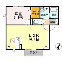 フォレスト葉山  ｜ 神奈川県厚木市林2丁目（賃貸アパート1LDK・1階・45.06㎡） その2