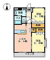 フィオーレ  ｜ 神奈川県海老名市今里3丁目（賃貸マンション2LDK・3階・52.89㎡） その2